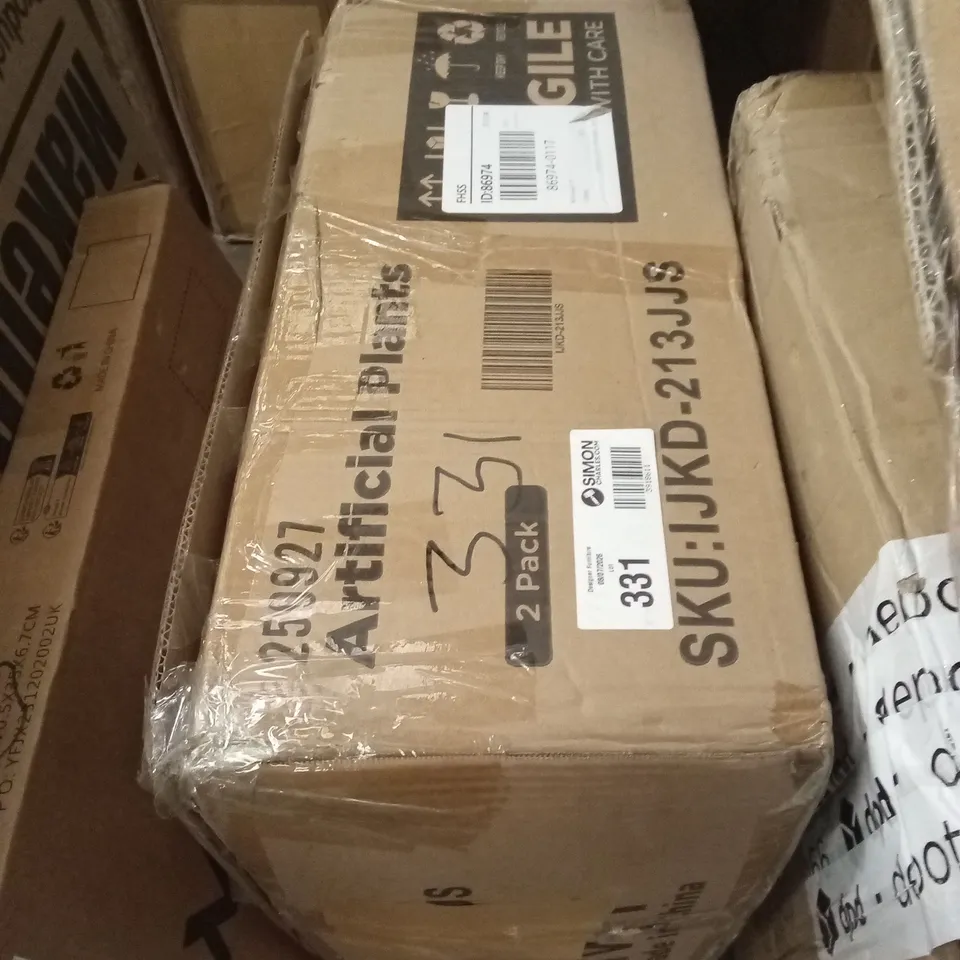 BOXED ARTIFICIAL PLANTS 2 PACK (1 BOX)