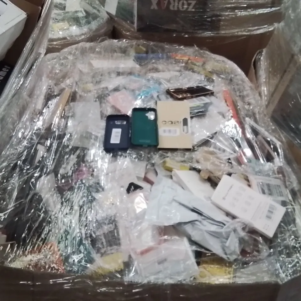PALLET TO CONTAIN A LARGE QUANTITY OF PHONE CASES AND SCREEN PROTECTORS