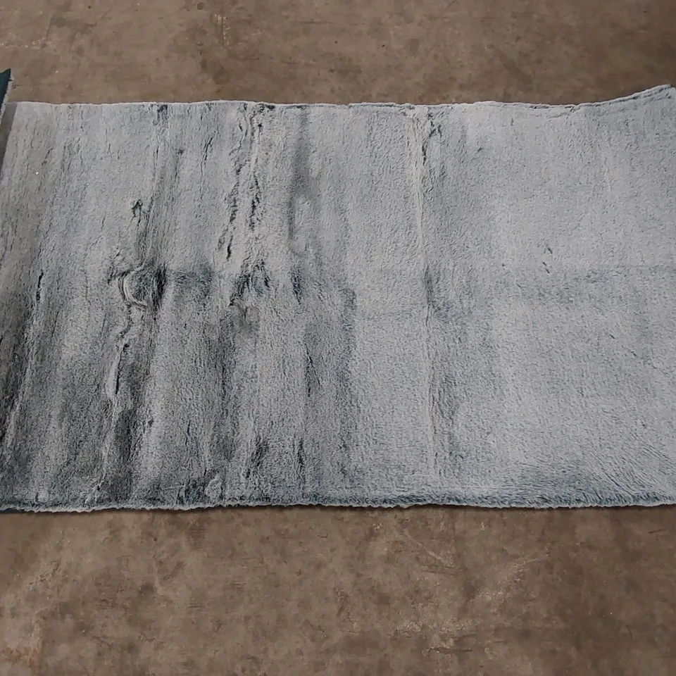BRAND NEW PACO HOME TIPPED 870 RUG IN TURQUOISE - 80 x 150cm