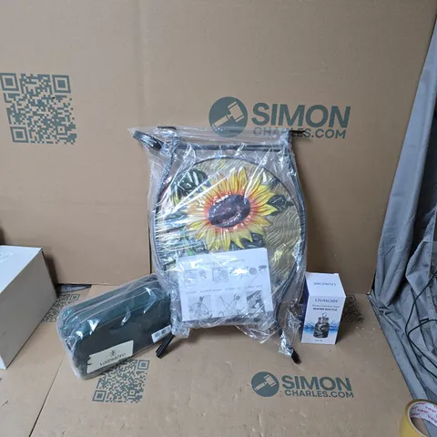 LARGE QUANTITY OF ASSORTED ITEMS TO INCLUDE STAINLESS STEEL WATER BOTTLE, TOILETRIES BAG, GARDENING STAND, ETC - COLLECTION ONLY