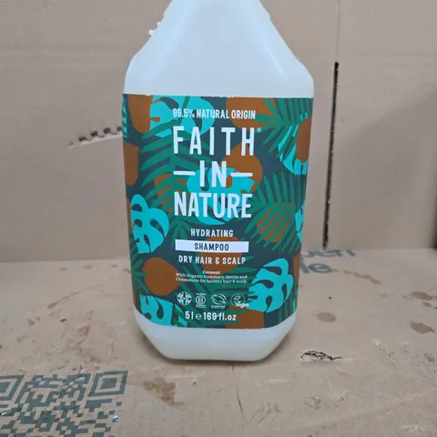 FAITH IN NATURE HYDRATING SHAMPOO FOR DRY HAIR & SCALP COCONUT – 5L