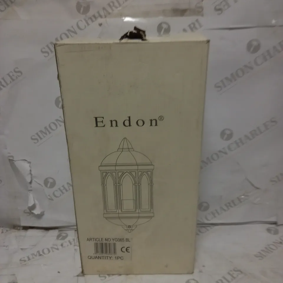 ENDON VICTORIAN INSPIRED OUTDOORS WALL-HANGING WALL LIGHT FITTING IN BLACK, MAX WATT 60W E27 240V 50HZ