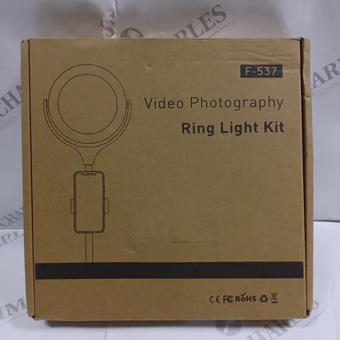 BOXED F-537 VIDEO PHOTOGRAPHY RING LIGHT KIT 