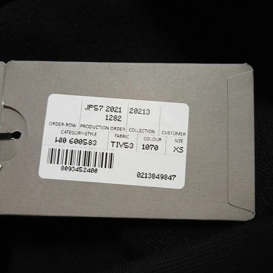 BALENCIAGA HOODIE – BLACK UNISEX XS