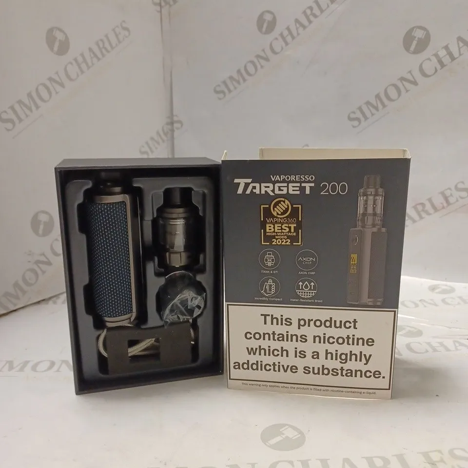 BOXED VAPORESSO TARGET 200. 
