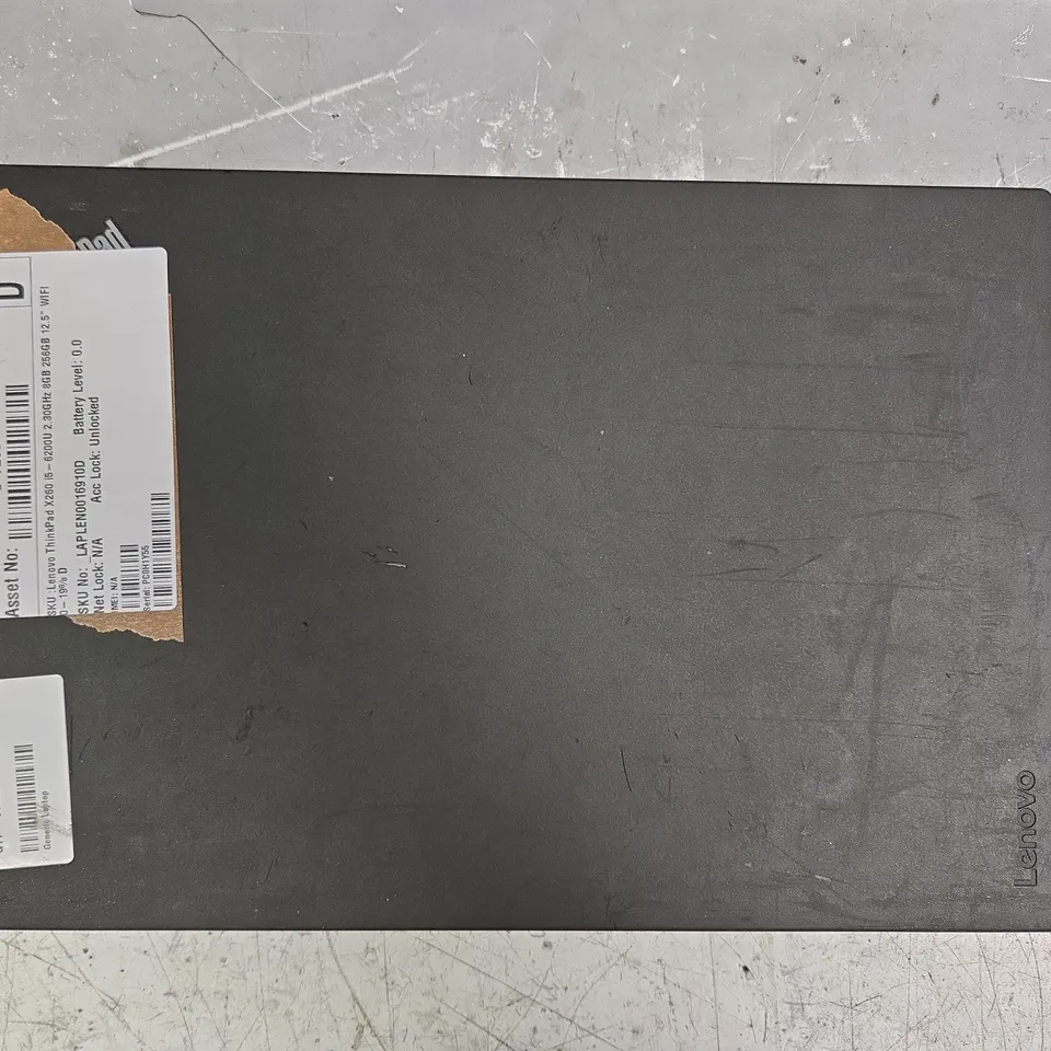 LENOVO X260 THINKPAD LAPTOP IN BLACK