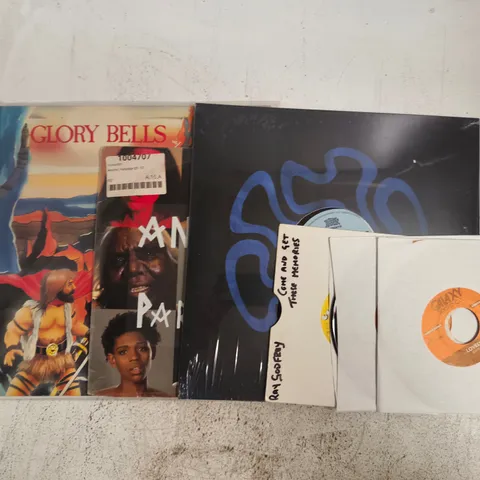 APPROXIMATELY 10 ASSORTED VINYLS TO INCLUDE SISTER LOVE, GLORY BELLS, ETC