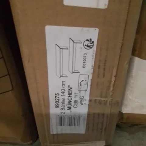 BOXED 140CM DINING TABLE BENCH 