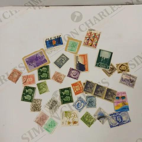 COLLECTION OF LARGE QUANTITY OF STAMPS FROM VARIOUS COUNTRIES & YEARS