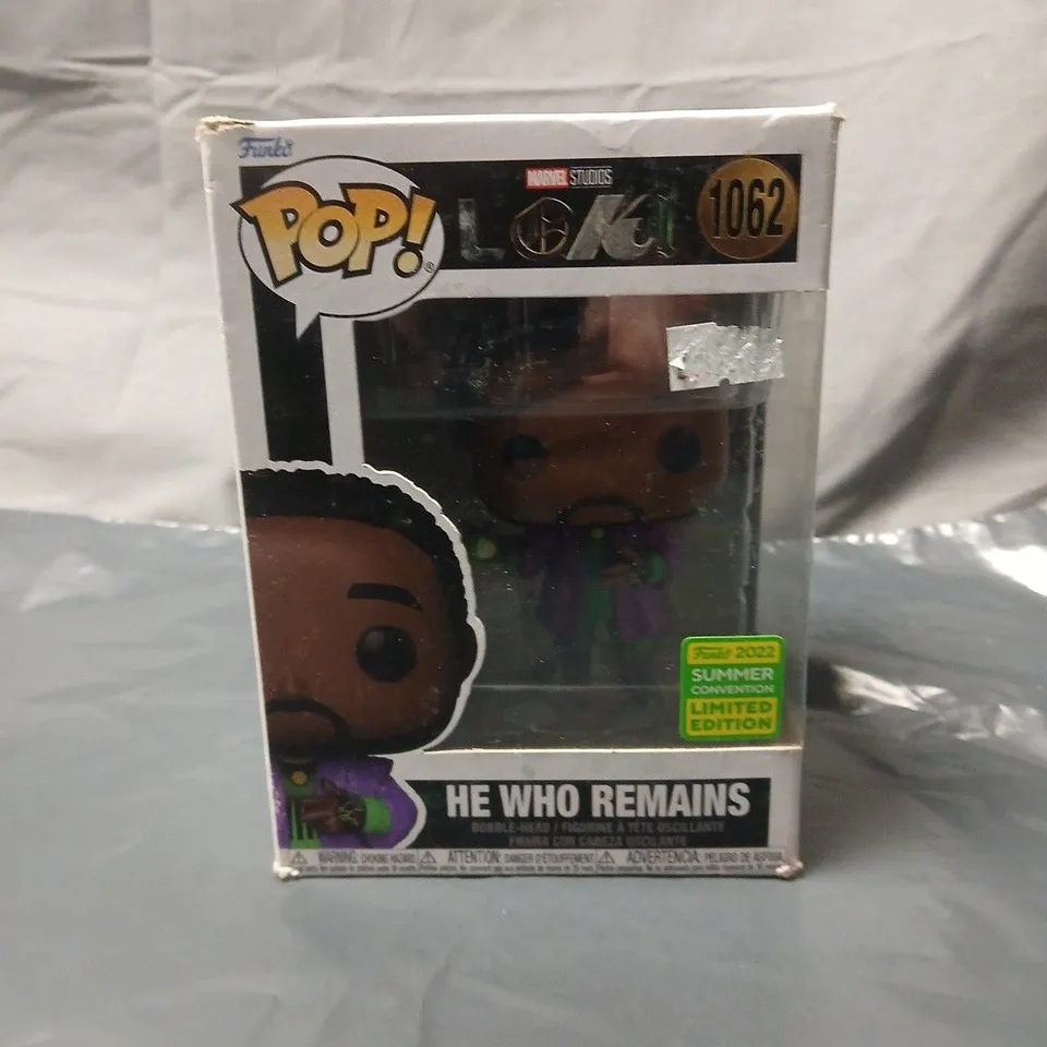 FUNKO POP! MARVEL LOKI HE WHO REMAINS - 1062, SUMMER CONVENTION LIMITED EDITION
