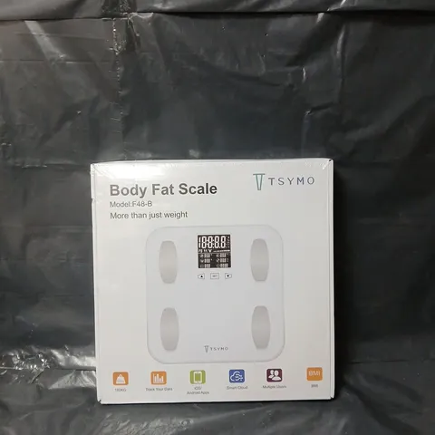 BOXED AND SEALED TSYMO BODY FAT SCALE (F48-B)