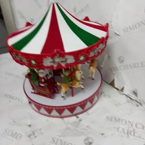 OUTLET MR CHRISTMAS DELUXE VINTAGE CAROUSEL