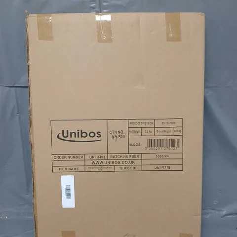 BOXED UNIBOS ORANGE PORTABLE FOLDING PICNIC TABLE 