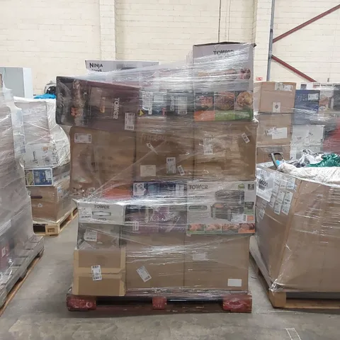 PALLET OF APPROXIMATELY 25 UNPROCESSED RAW RETURN HOUSEHOLD AND ELECTRICAL GOODS TO INCLUDE;