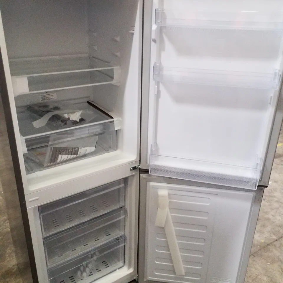 INDESIT 229L FREESTANDING FRIDGE FREEZER SILVER  - UNPROCESSED RAW RETURN