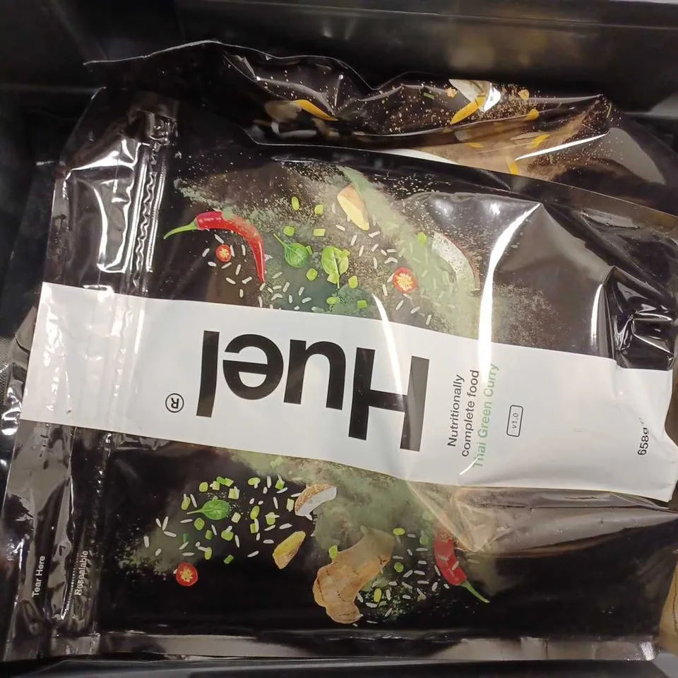 BOX OF APPROX 6 ITEMS TO INCLUDE ULTIMATE WHEY PROTEIN POWDER, CARTWRIGHT SHORTBREADS AND RHEAL CLEAN GREENS