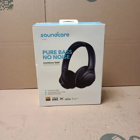SEALED SOUNDCORE PURE BASS NO NOISE Q20I WIRELESS NOISE CANCELLING HEADPHONES