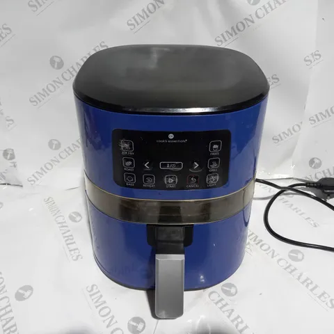 OUTLET COOK'S ESSENTIALS 4.0L AIR FRYER WITH DIGITAL VIEWING SCREEN - SAPPHIRE
