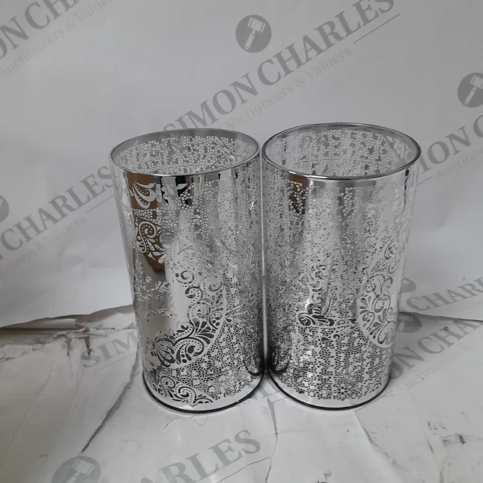 LUXURY SRAE TWINKLERS SET OF 2 SILVER