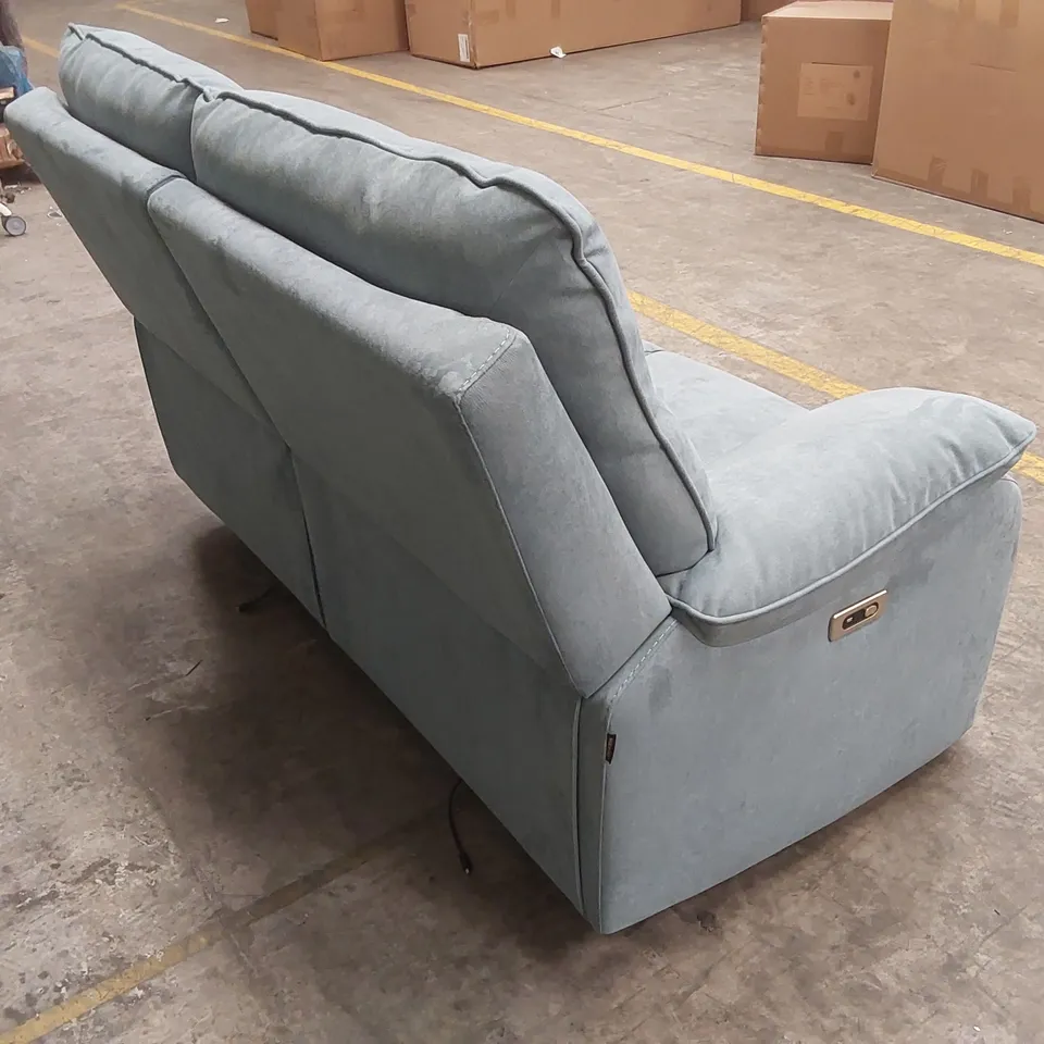QUALITY DESIGNER ITALIAN MADE LUGANO 2 SEATER ELECTRIC RECLINER LOVESEAT SOFA