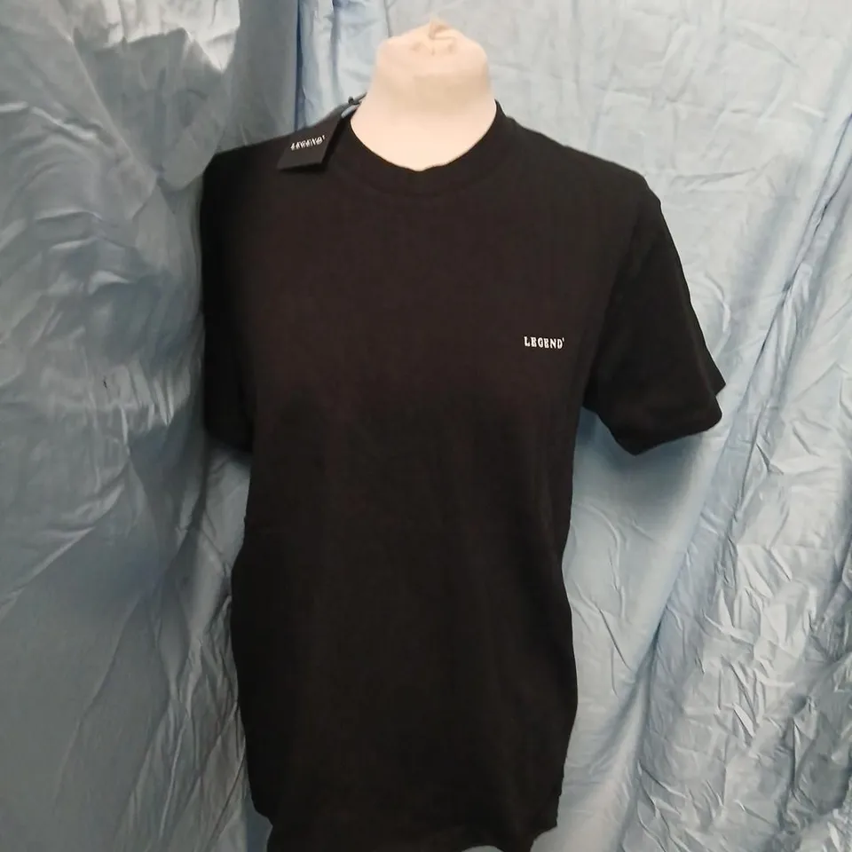 LEGEND BLACK T‑SHIRT – UK MEDIUM (SIZE M)