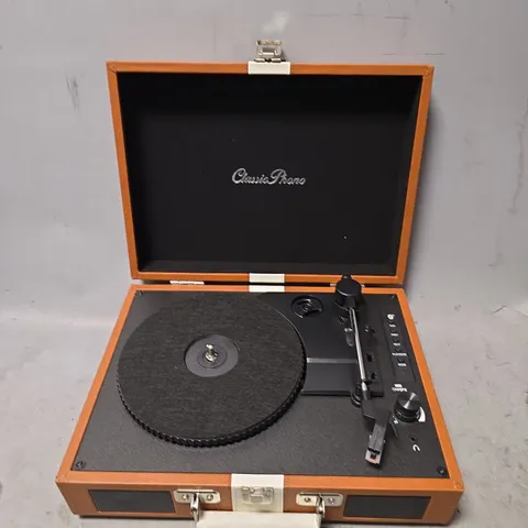 BOXED CLASSIC PHONO BY LENCO TURNTABLE WITH BLUETOOTH RECEPTION TT-120BNWH