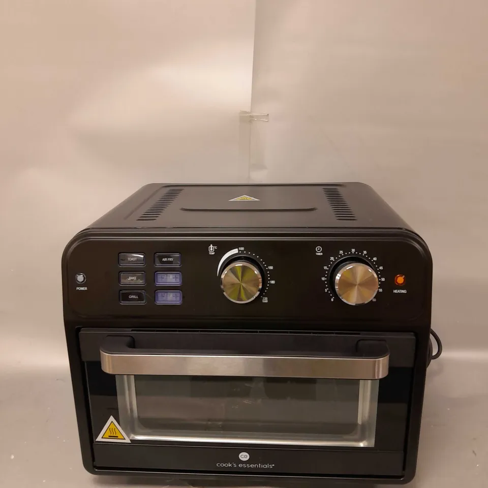 BOXED COOK'S ESSENTIAL 21-LITRE AIRFRYER OVEN IN BLACK