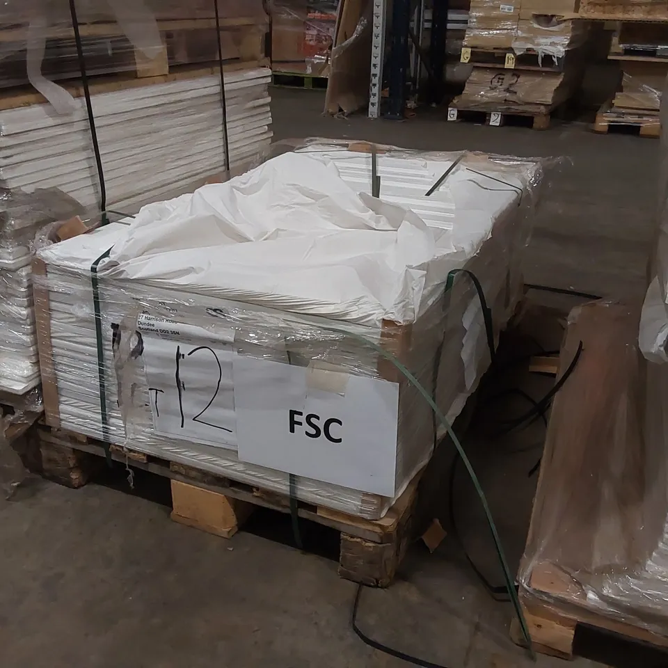 PALLET OF LARGE QUANTITY OF KITCHENS/BEDROOM REPLACEMENT CABINET DOOR/DRAWER/END PANELS IN ASSORTED SIZES