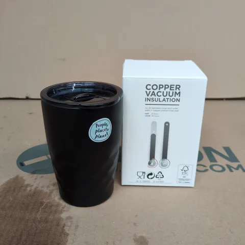 PEOPLE, PLACES, PLANET BLACK COPPER VACUUM-INSULATED TUMBLER