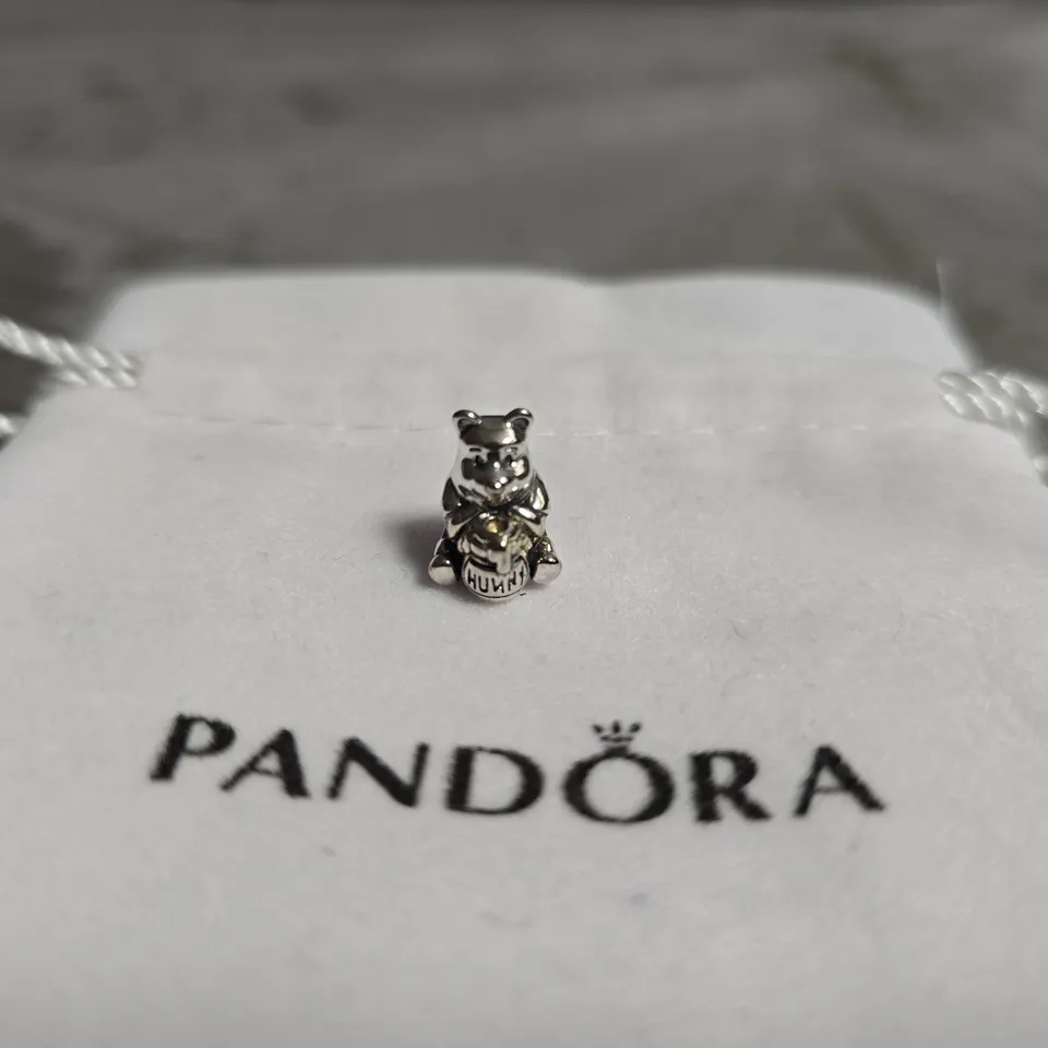 PANDORA BEAR CHARM – STERLING SILVER