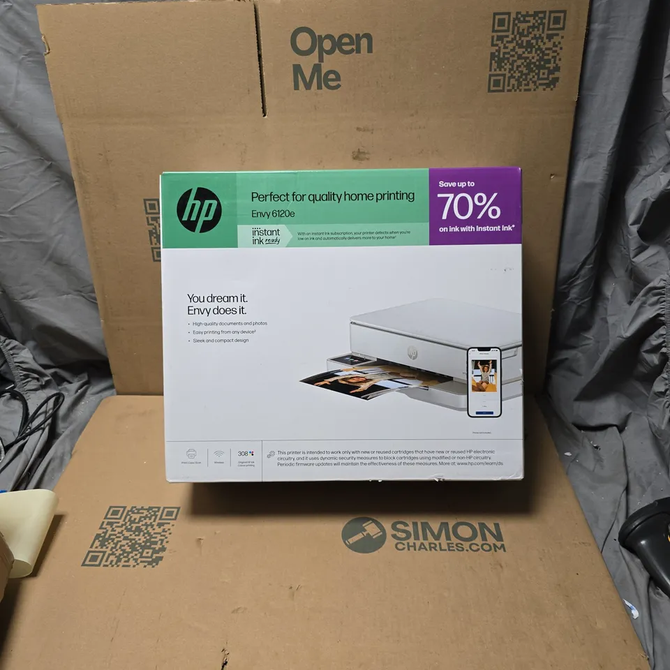 HP ENVY 6120E ALL-IN-ONE PRINTER – BOXED