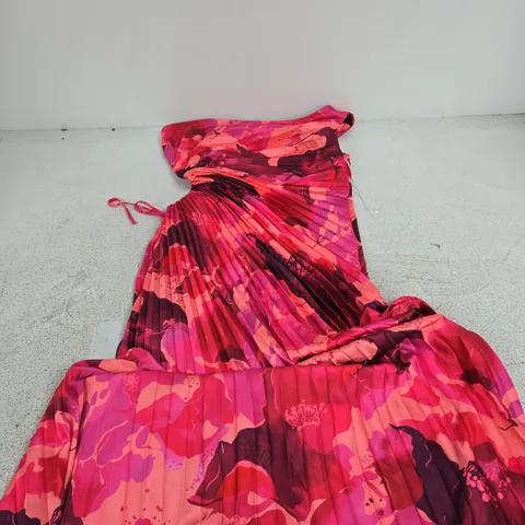 HELLO MOLLY WOMEN'S DRESS – PINK FLORAL PRINT, AU 10 (US 6)