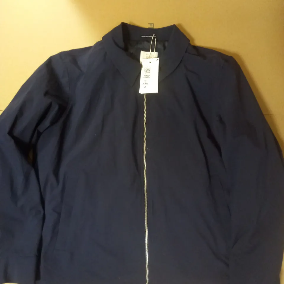 M&S ENGLAND SMART NAVY JACKET - XL