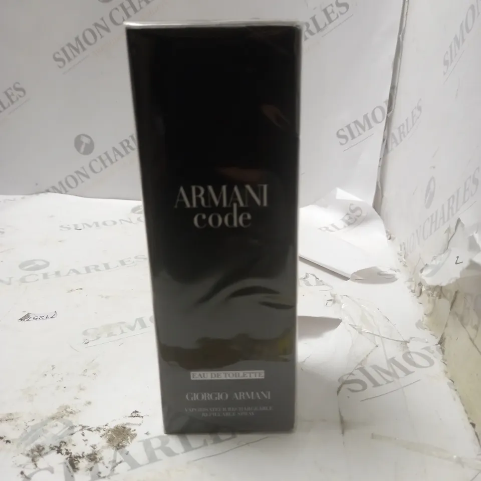 BOXED AND SEALED ARMANI CODE EAU DE TOILETTE GIORGIO ARMANI 200ML