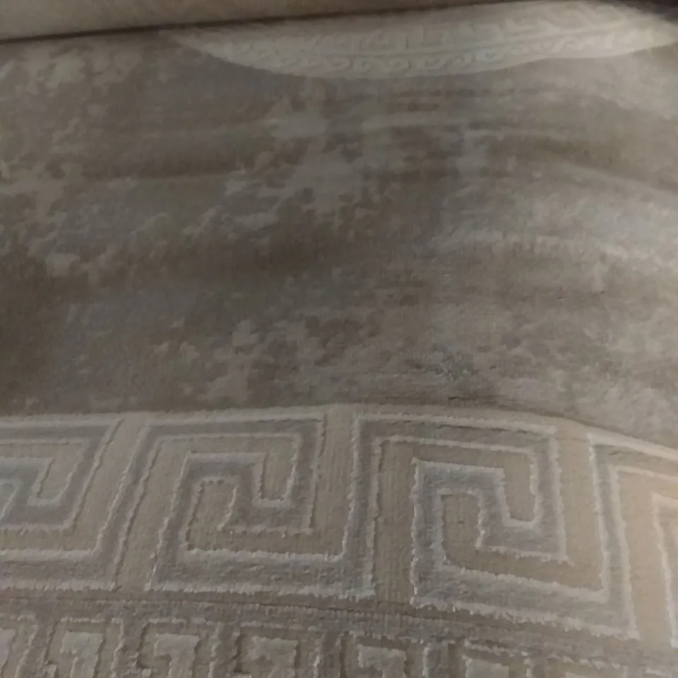 KALE FLATWEAVE BEIGE RUG - 160 X 220CM 