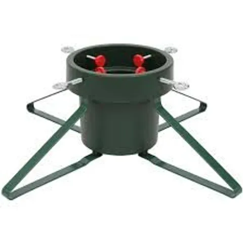 BOXED NEO GREEN CHRISTMAS TREE STAND 