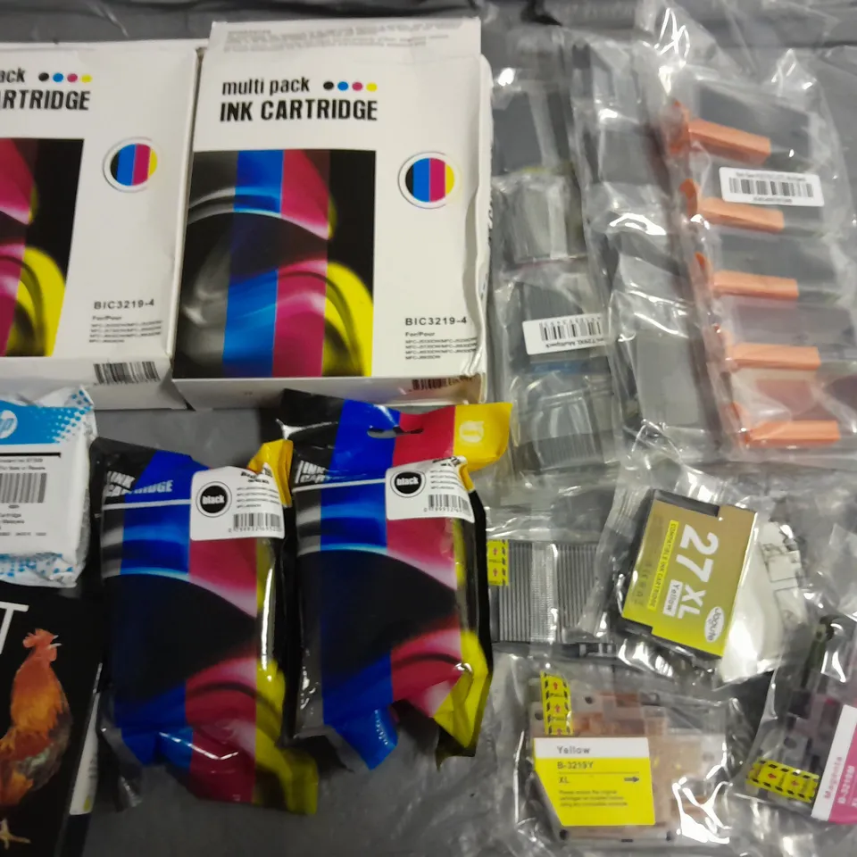 LOT OF ASSORTED PRINTER INK CARTRIDGES