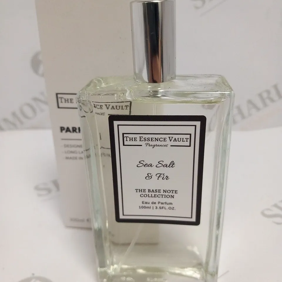 BOXED THE ESSENCE VAULT SEA SALT AND FIR THE BASE NOTE COLLECTION PARFUM 100ML