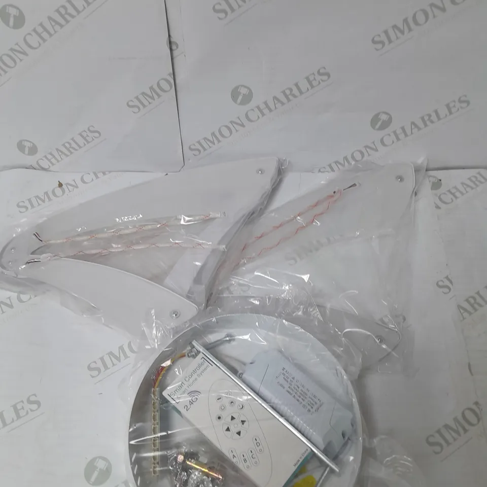 BOXED LIVINGANDHOME UNIQUE V-SHAPED LED SEMI FLUSH CEILING LIGHT
