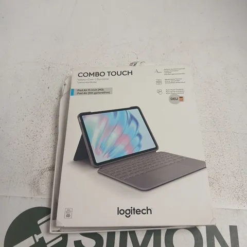 LOGITECH COMBO TOUCH KEYBOARD CASE FOR 11-INCH IPAD AIR – SPACE GRAY GERMAN LAYOUT
