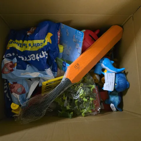 ASSORTED CHILDREN'S TOYS IN LARGE BOX – MIXED LOT