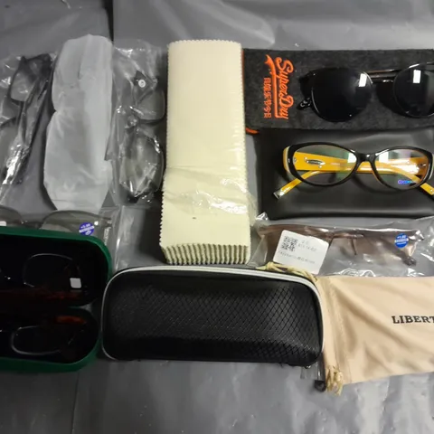 LOT OF APPROXIMATELY 25 ASSORTED PAIRS OF GLASSES TO INCLUDE COCO SONG AND SUPERDRY