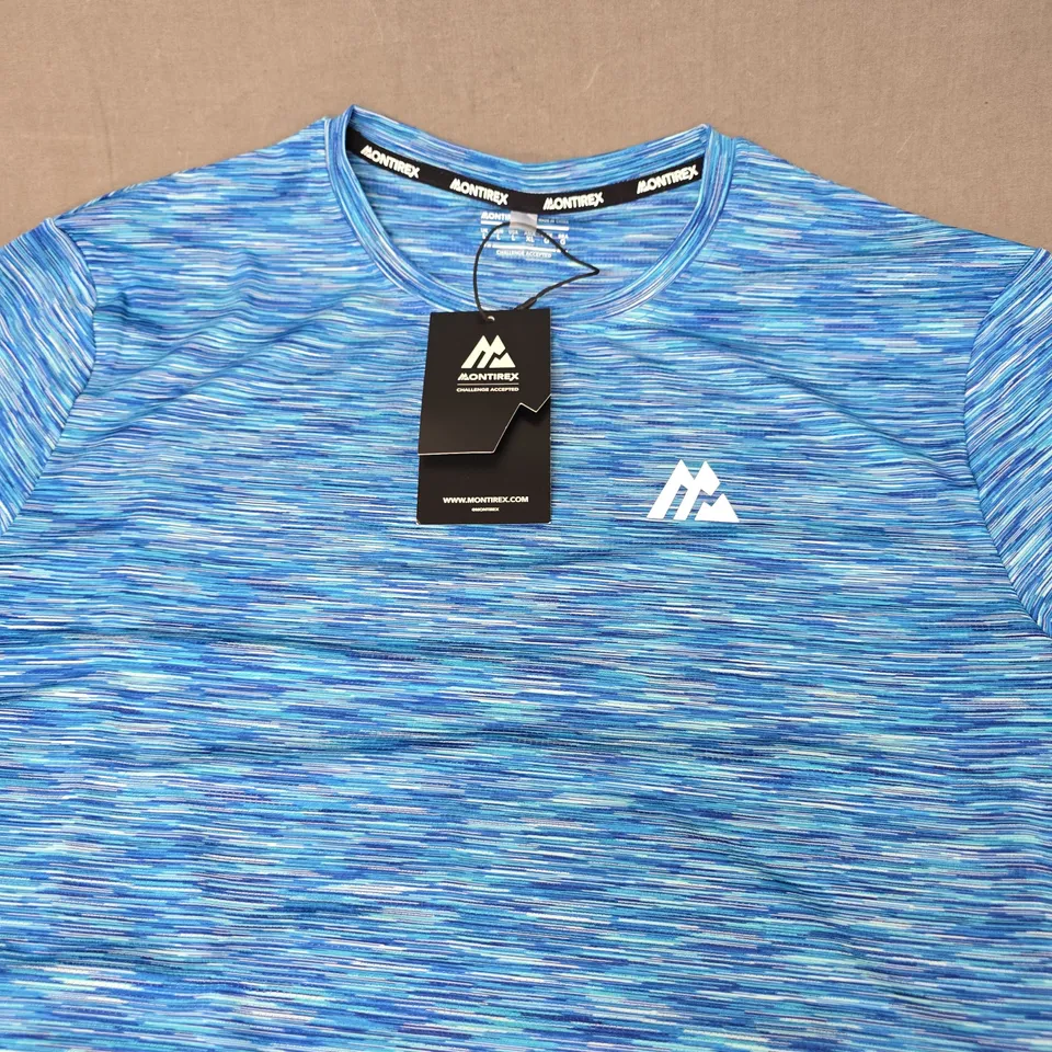 MONTIREX TRAIL TEE MARINE BLUE – MEN’S T‑SHIRT (UK L)