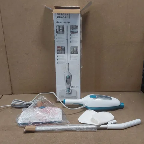 BOXED BLACK + DECKER STEAM-MOP