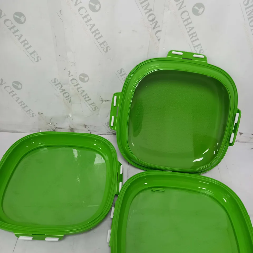 OUTLET COOK'S ESSENTIALS SET OF 3 FRESH SAVE FOOD CONTAINERS