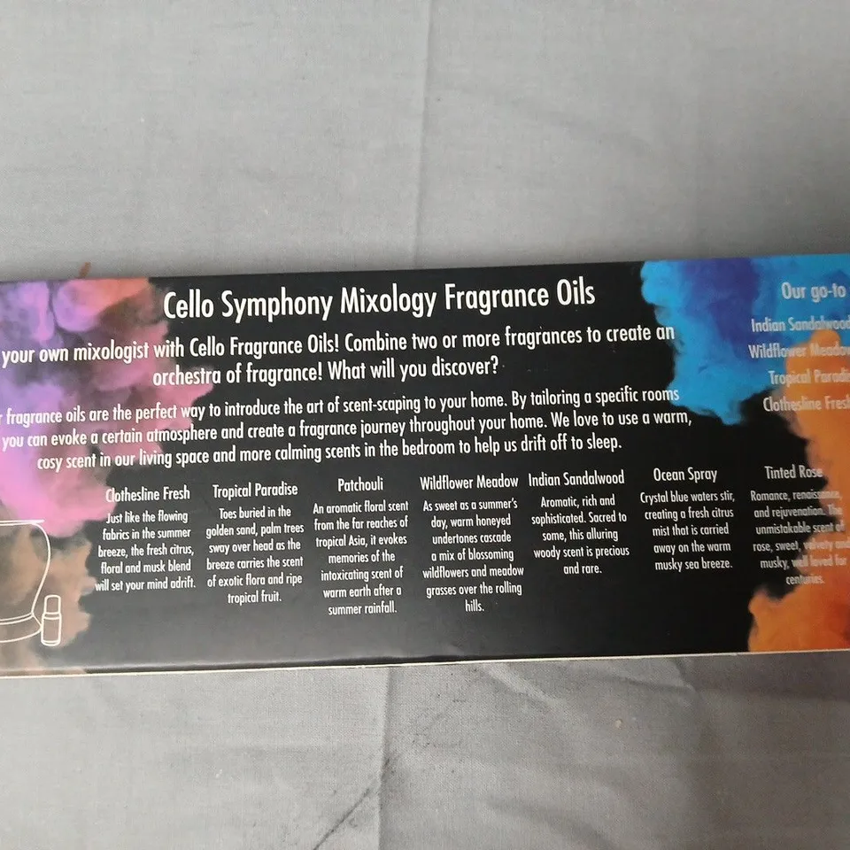 LOT OF 6 CELLO SYMPHONY MIXOLOGY FRAGRANCE OILS 6-PIECE SETS