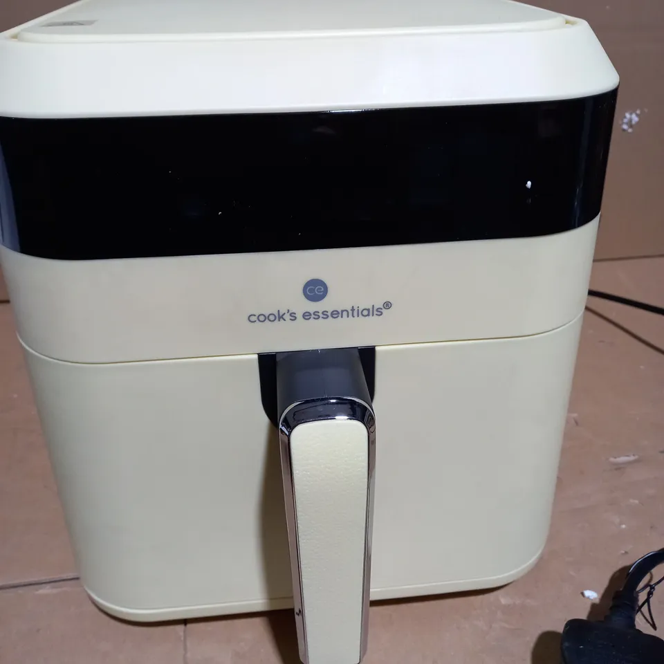 COOKS ESSENTIALS AIR FRYER IN YELLOW