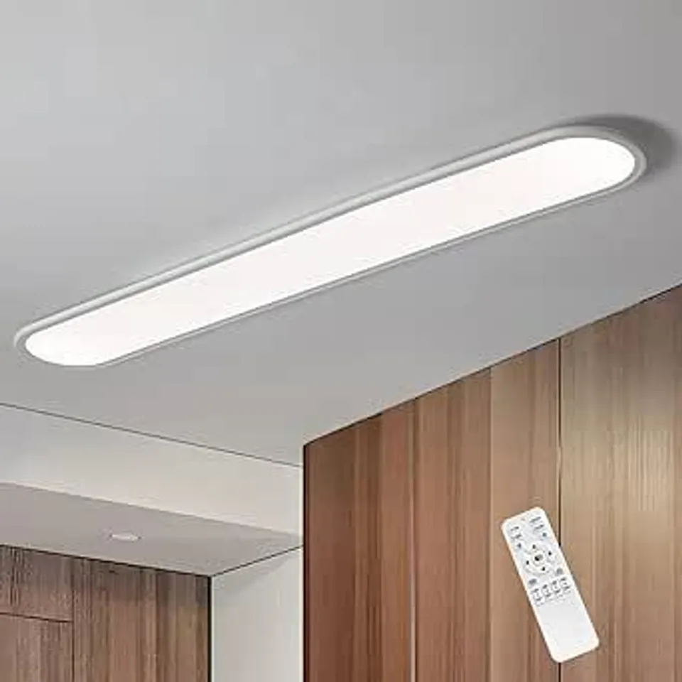 BOXED LED CEILING LIGHT 120cm DIMMABLE WITH REMOTE CONTROL (1 BOX)