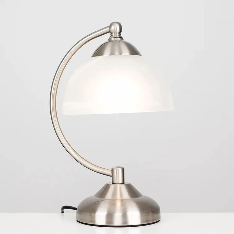WOODSIDE 28CM ARCHED TABLE LAMP BASE 