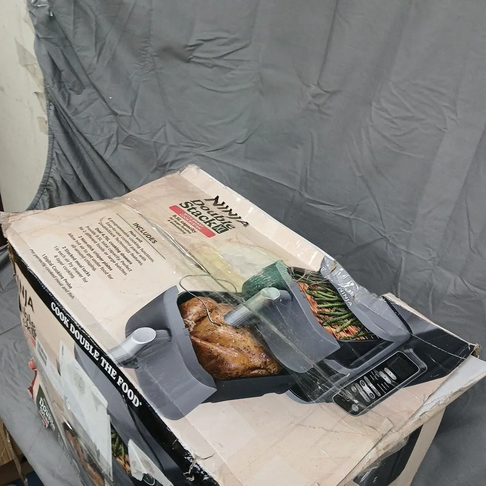 NINJA DOUBLE STACK XL 9.5L DUAL-DRAWER AIR FRYER – BOXED 
